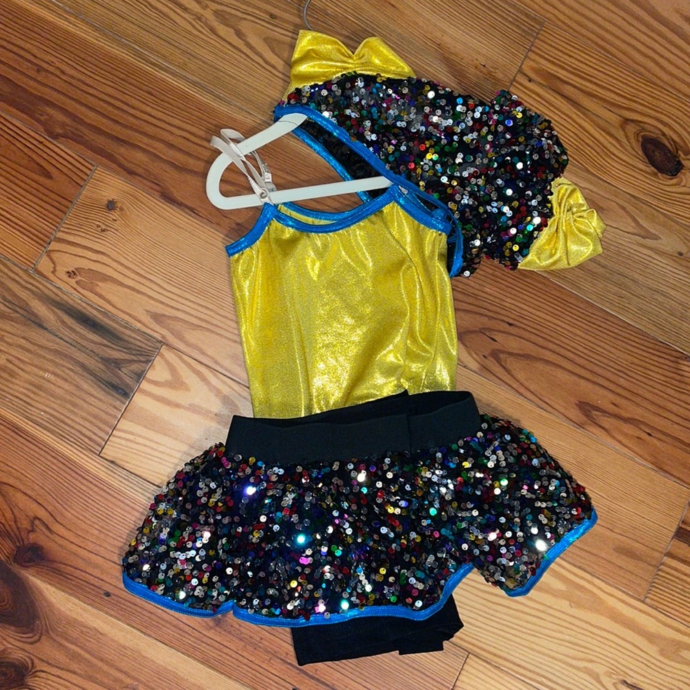 Costume gallery medium child multi piece leotard with shorts